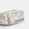Gență crossbody Carmen mini cu imprimeu de ziar