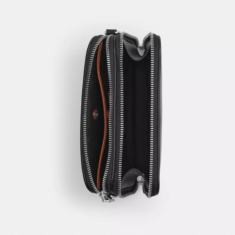 Gență crossbody Clinton cu imprimeu flexibil