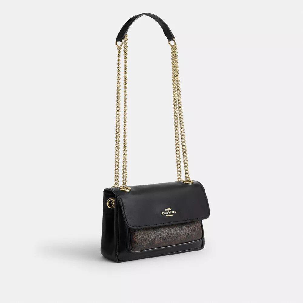 Gență crossbody Elodie 18 din Signature Canvas