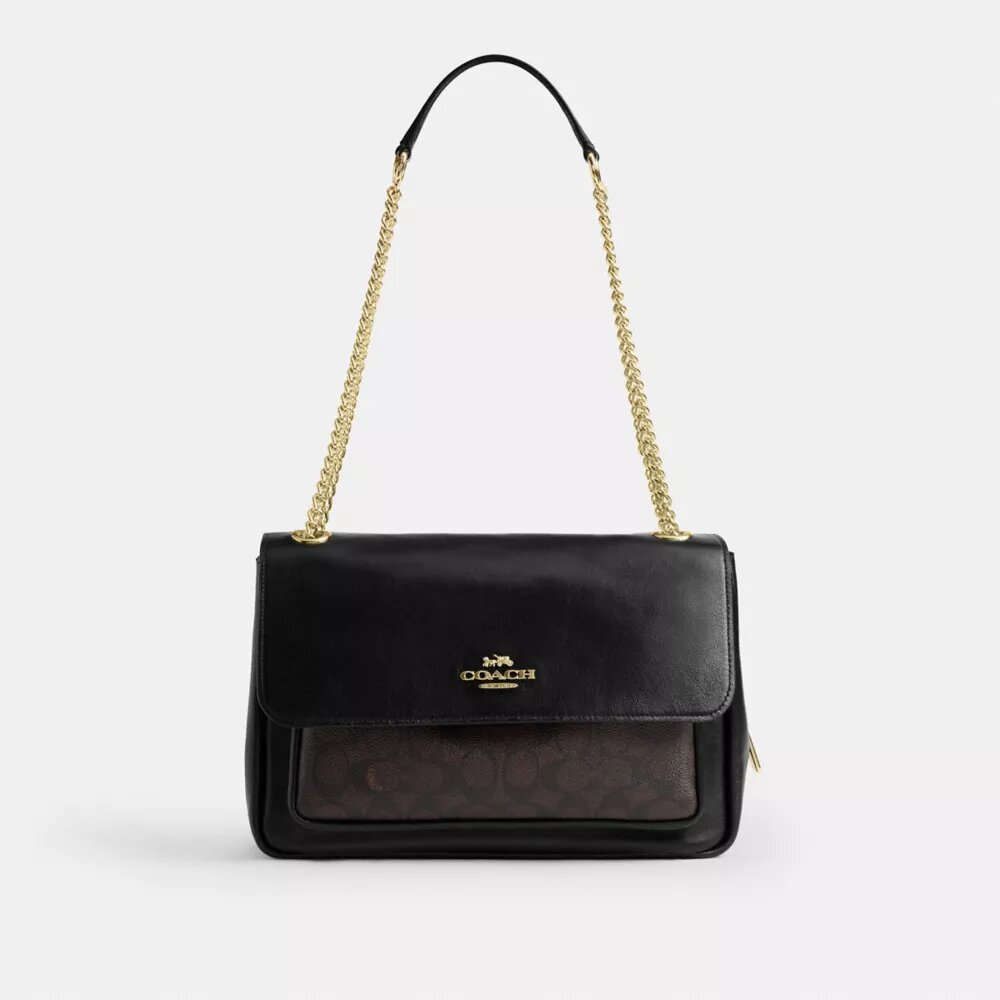 Gență crossbody Elodie din Signature Canvas