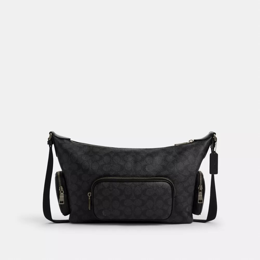 Gență crossbody Finn cu buzunare, din Signature Canvas