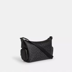Gență crossbody Finn cu buzunare, din Signature Canvas