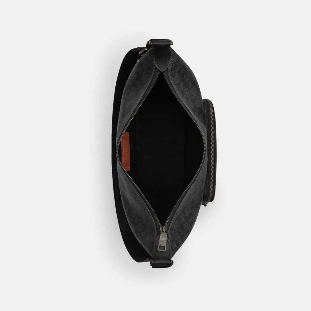 Gență crossbody Finn cu buzunare, din Signature Canvas