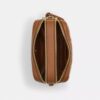 Gență crossbody mini Carey din piele de vițel cu imprimeu de vacă
