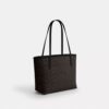Gență de mână medie de tip „City Tote” din Signature Canvas