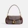 Gență de umăr moale din țesătură Soft Tabby, cu model Jacquard caracteristic