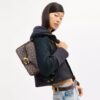 Gență de umăr moale din țesătură Soft Tabby, cu model Jacquard caracteristic