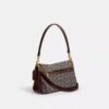 Gență de umăr moale din țesătură Soft Tabby, cu model Jacquard caracteristic