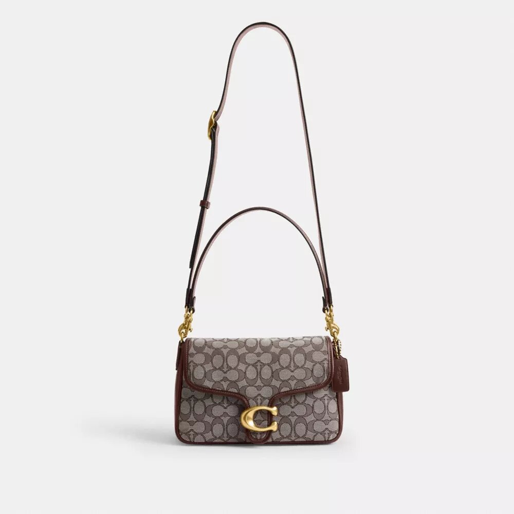 Gență de umăr moale din țesătură Soft Tabby, cu model Jacquard caracteristic