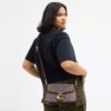 Gență de umăr moale din țesătură Soft Tabby, cu model Jacquard caracteristic