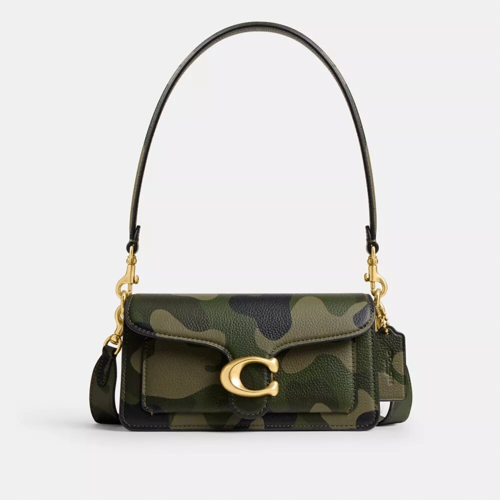 Gență de umăr Tabby 20 cu imprimeu camuflaj