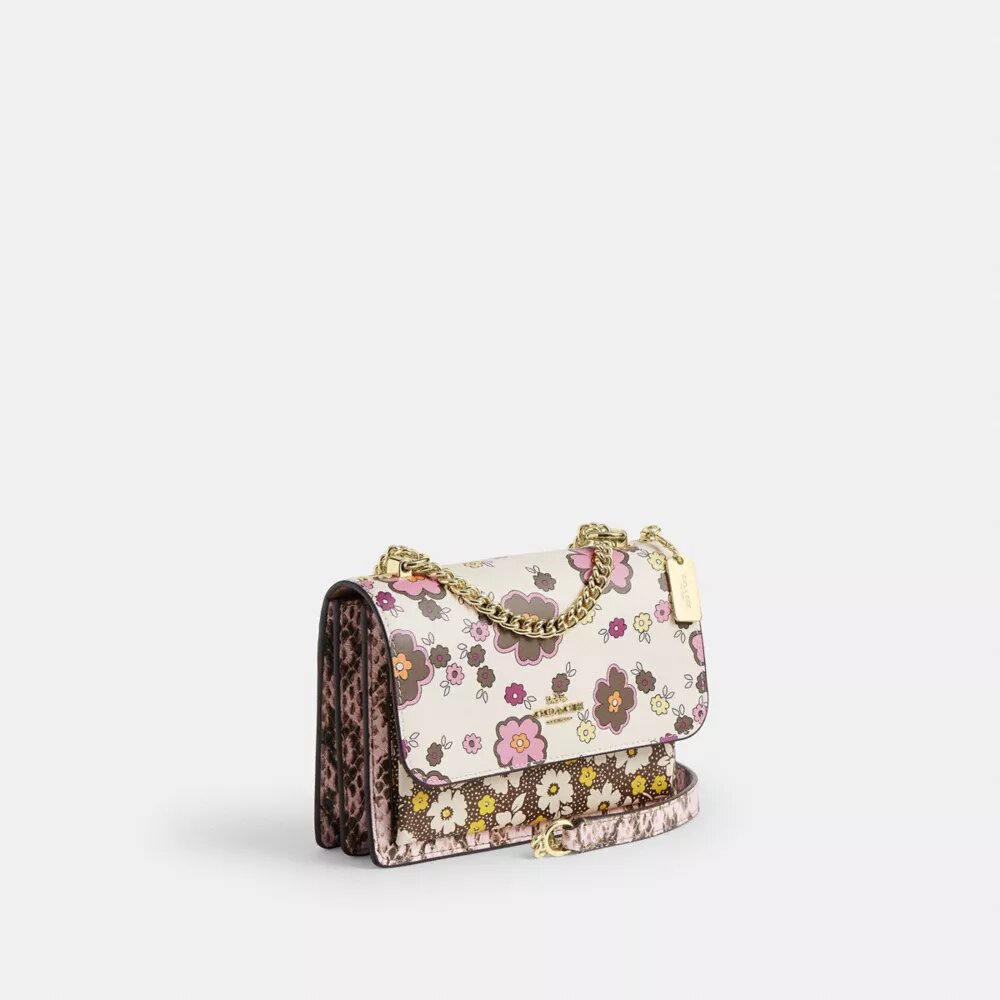 Gență mini Klare cu imprimeu floral