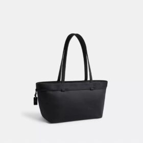 Gență Tote Coachtopia cu fundă în formă de buclă