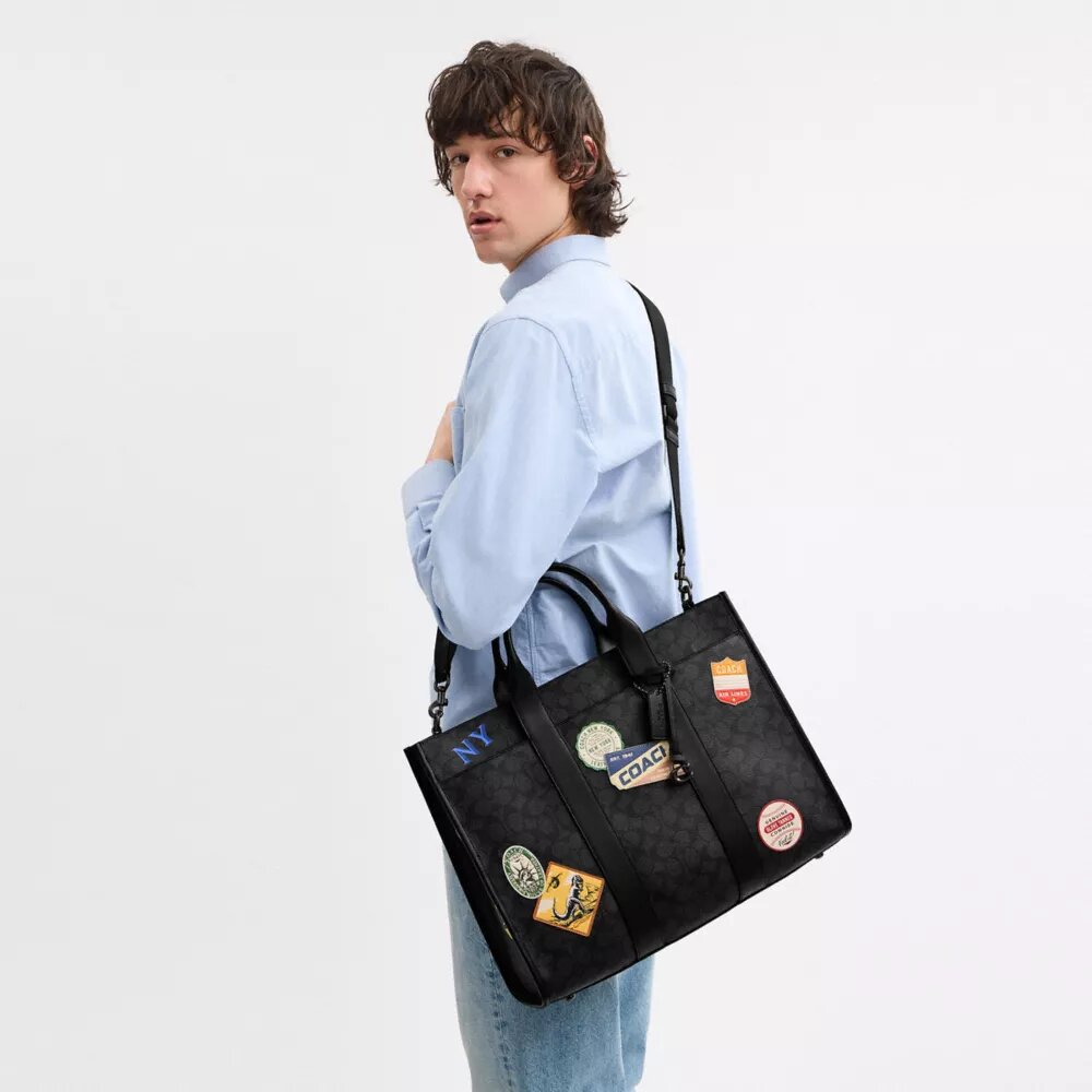 Gență Wesley din Signature Canvas cu patch-uri