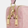 Gența crossbody mini Carey cu curea transversală din denim semnătura