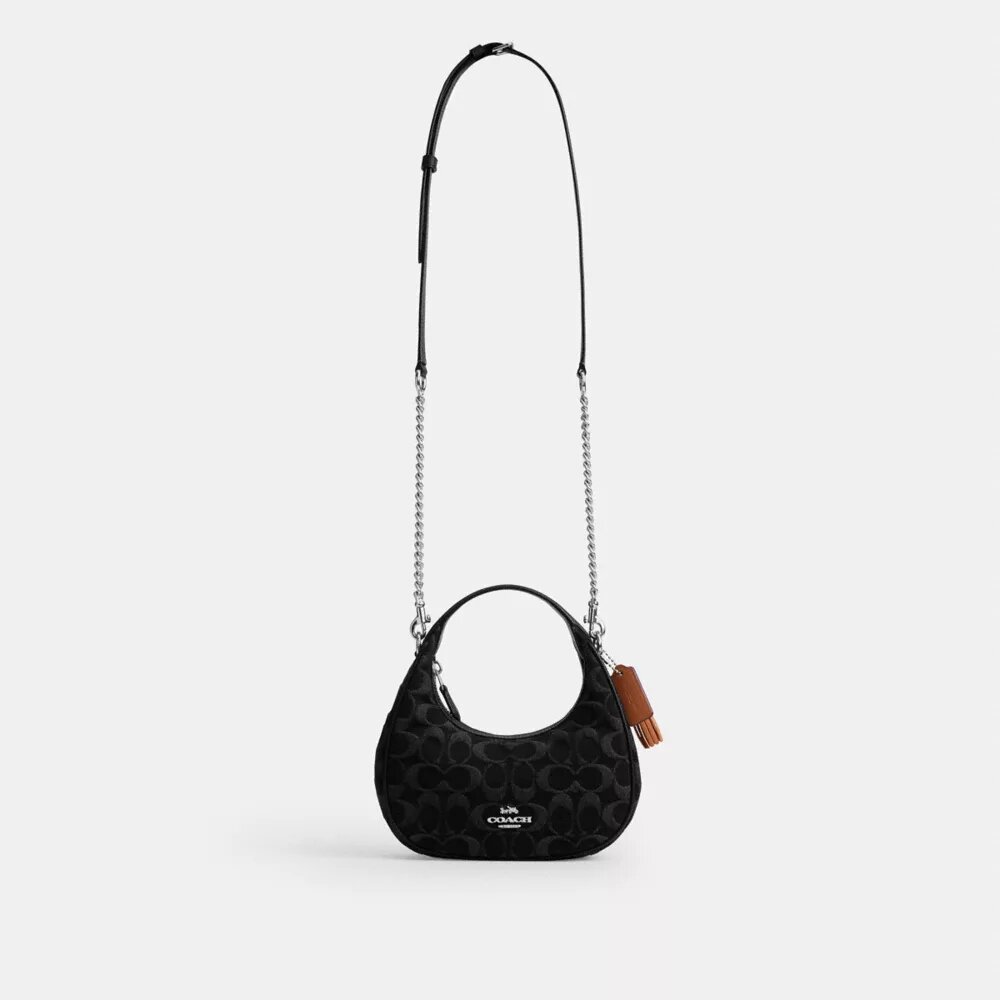 Gența crossbody mini Carmen, din denim caracteristic