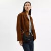 Gența crossbody mini Carmen, din denim caracteristic
