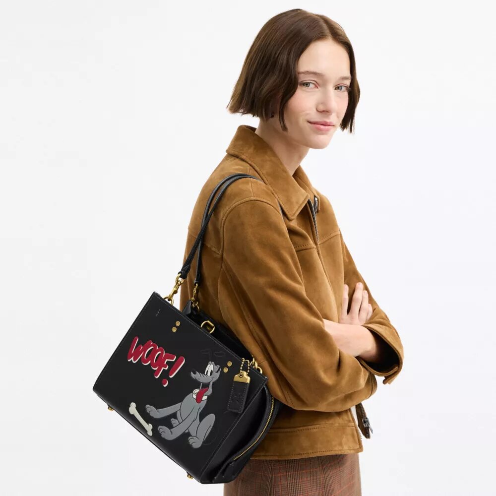Gența Disney X Coach Rogue 25 cu Pluto
