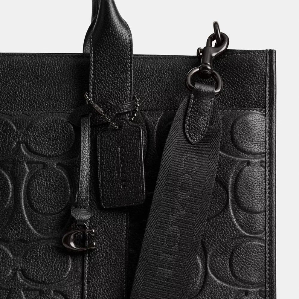 Gența Wesley din piele „Signature” Maxi