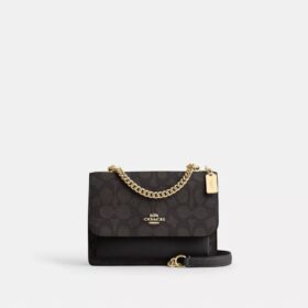 Genți crossbody mini Klare cu curea transversală din Signature Canvas