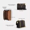 Genți crossbody mini Klare cu curea transversală din Signature Canvas