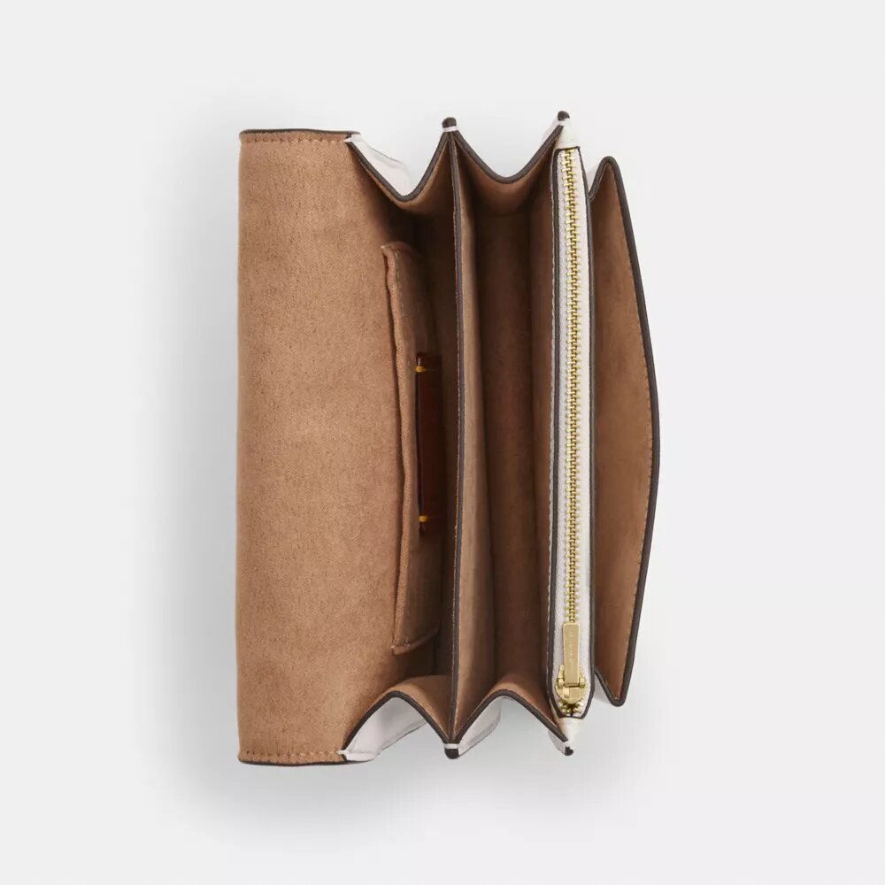 Genți crossbody mini Klare cu curea transversală din Signature Canvas