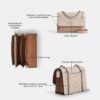 Genți crossbody mini Klare cu curea transversală din Signature Canvas