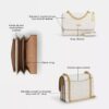 Genți crossbody mini Klare cu curea transversală din Signature Canvas