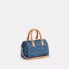 Genți crossbody mini Rowan cu curea transversală, din denim caracteristic
