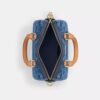 Genți crossbody mini Rowan cu curea transversală, din denim caracteristic