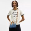 Genți crossbody mini Rowan cu curea transversală, din denim caracteristic