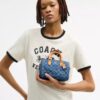 Genți crossbody mini Rowan cu curea transversală, din denim caracteristic
