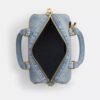 Genți crossbody mini Rowan din denim uzat, cu pandantive