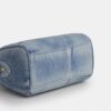 Genți crossbody mini Rowan din denim uzat, cu pandantive