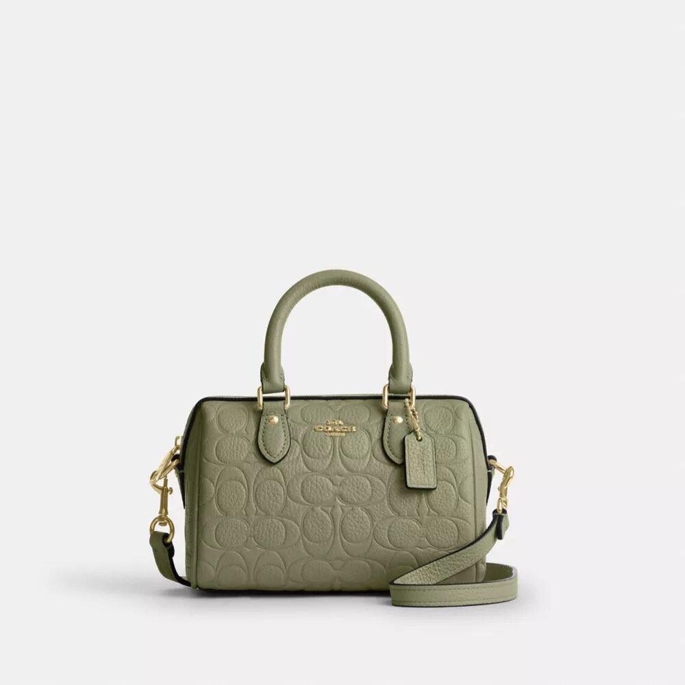 Genți crossbody mini Rowan din piele semnătură