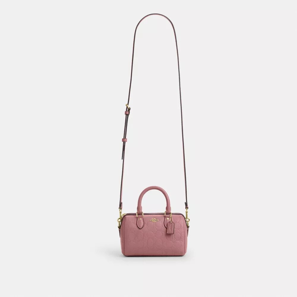 Genți crossbody mini Rowan din piele semnătură