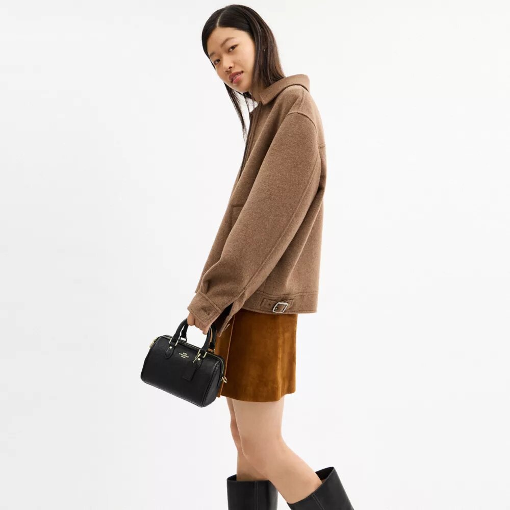 Genți crossbody mini Rowan din piele semnătură
