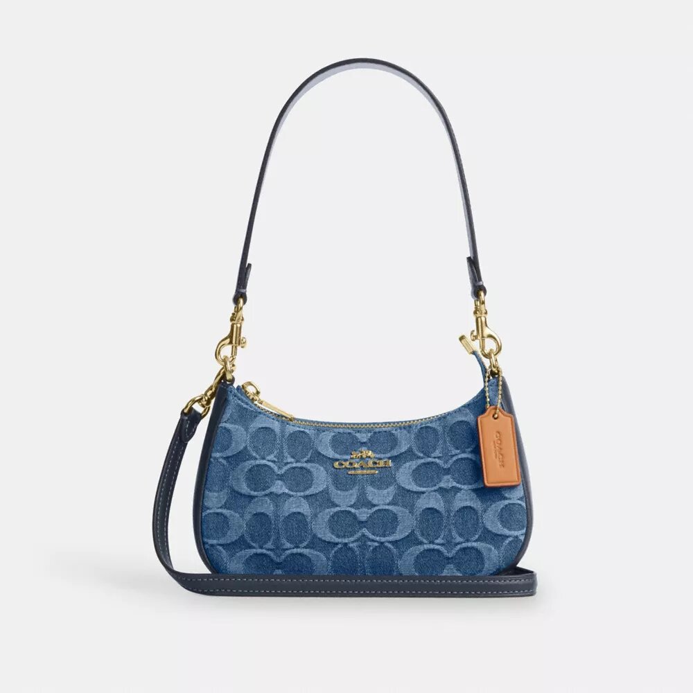 Genți crossbody mini Teri din denim caracteristic
