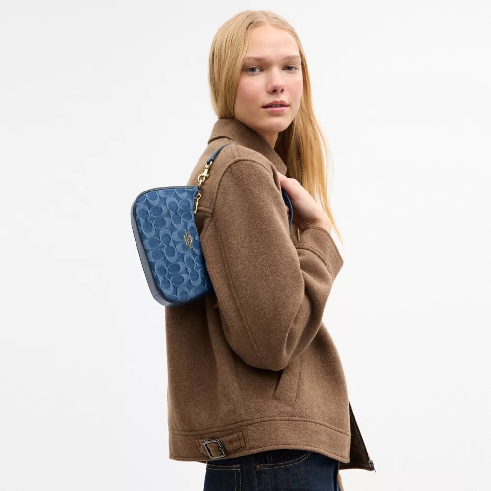 Genți crossbody mini Teri din denim caracteristic