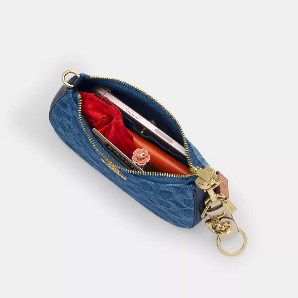 Genți crossbody mini Teri din denim caracteristic