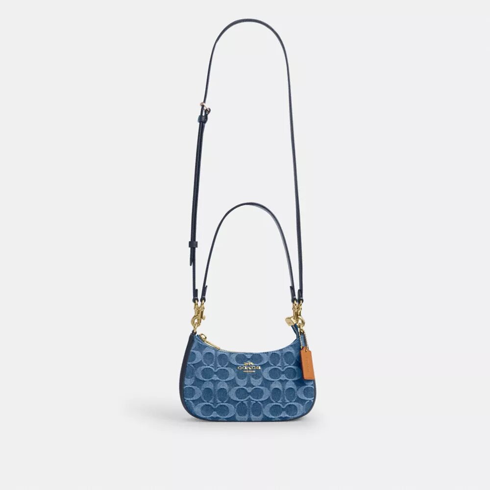 Genți crossbody mini Teri din denim caracteristic
