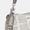 Genți de umăr Ashton cu imprimeu de ziar