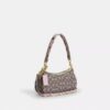 Genți de umăr Ashton din jacquard semnătura