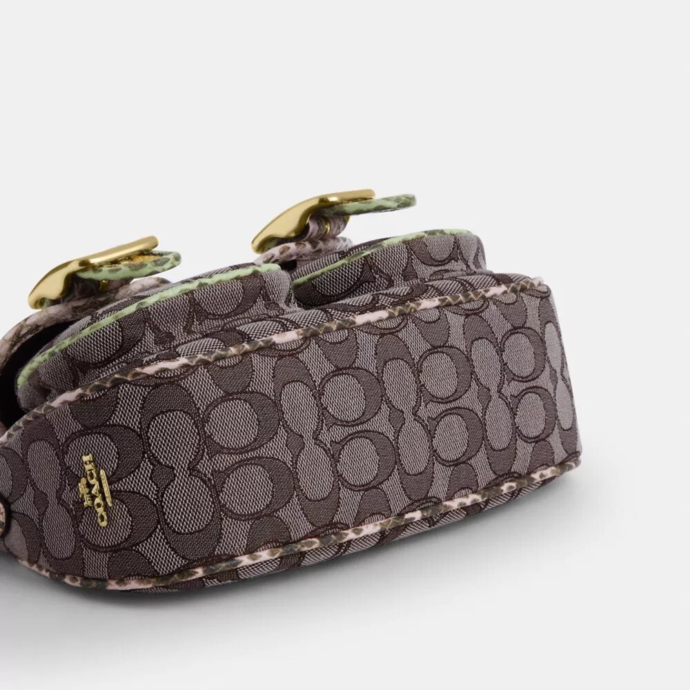 Genți de umăr Ashton din jacquard semnătura