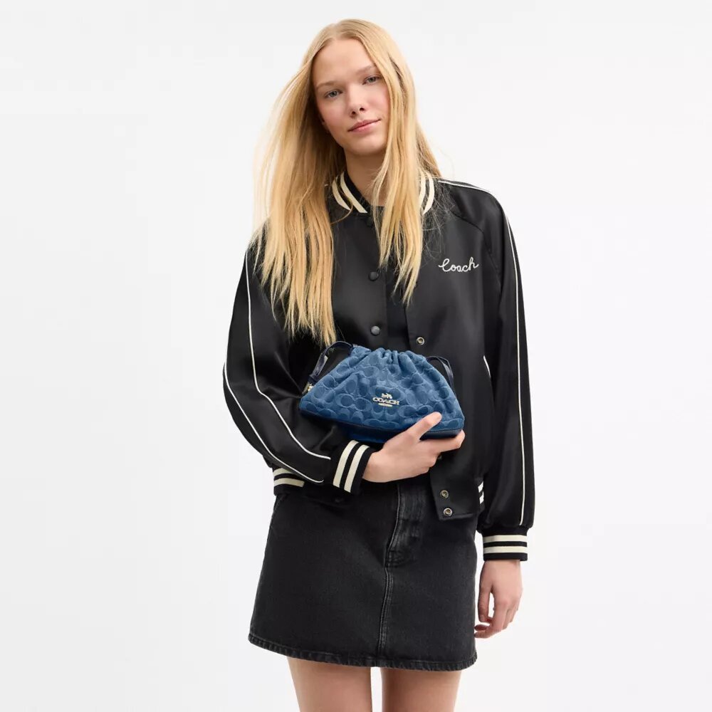 Genți de umăr Faye din denim caracteristic