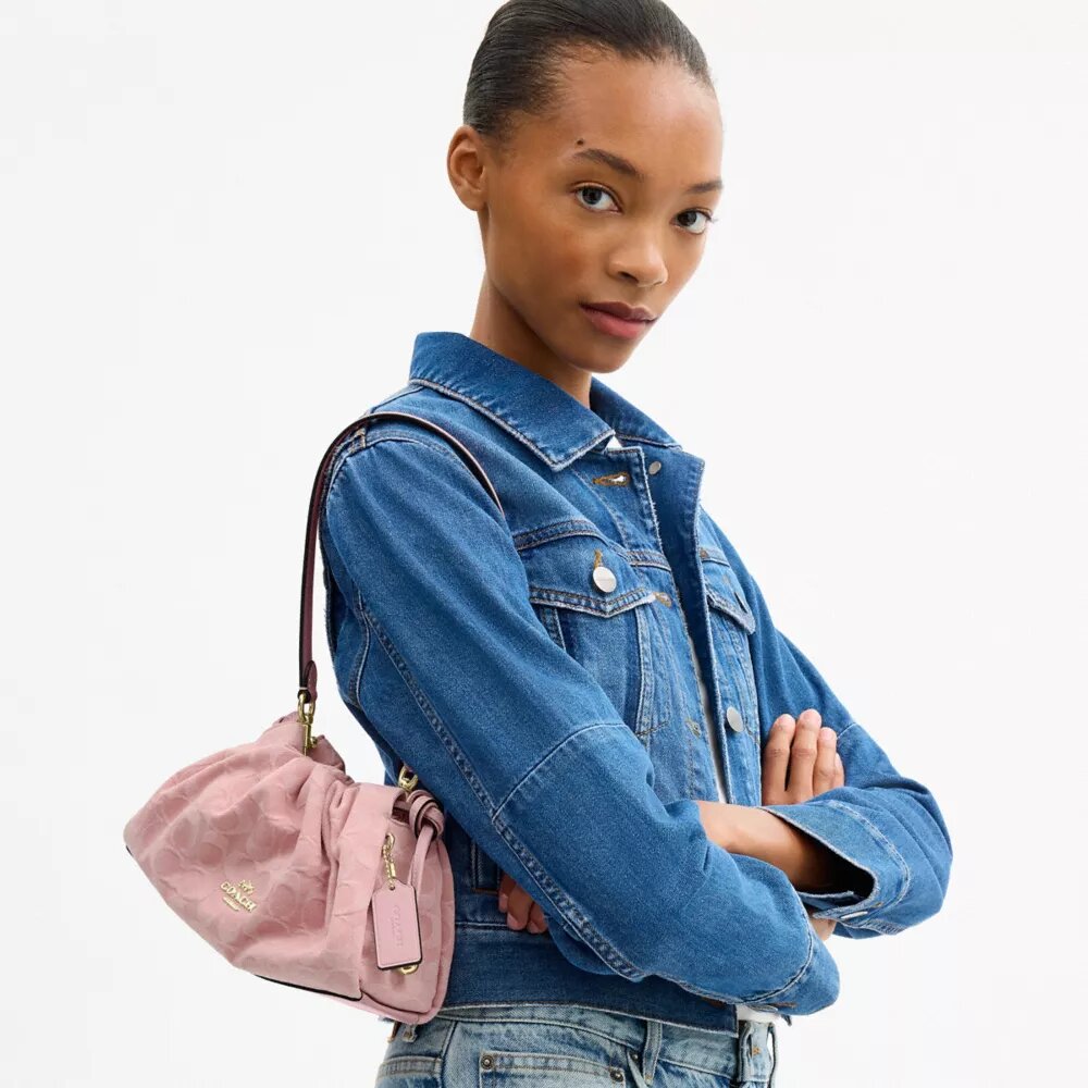Genți de umăr Faye din denim caracteristic