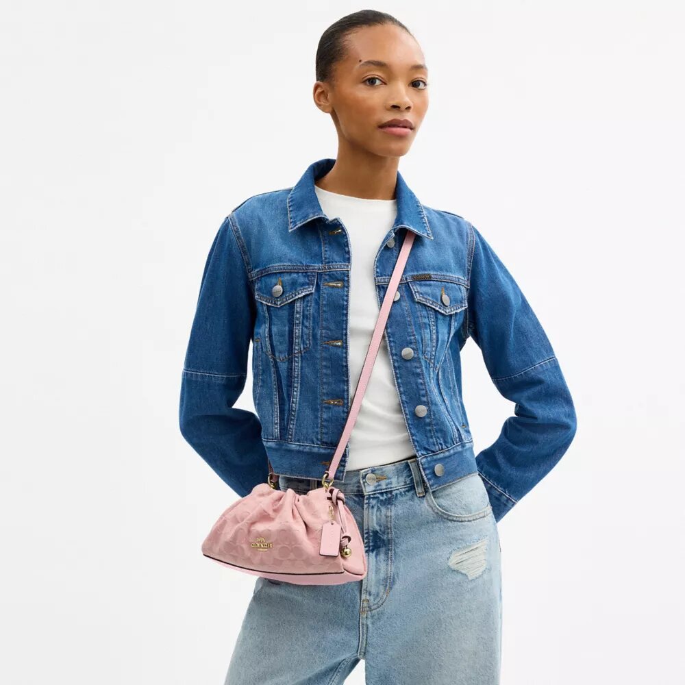 Genți de umăr Faye din denim caracteristic