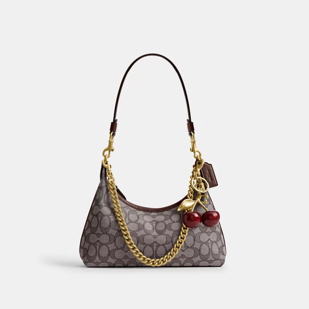 Genți de umăr Juliet 25 în model Jacquard semnătura