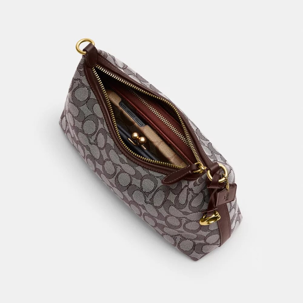 Genți de umăr Juliet 25 în model Jacquard semnătura