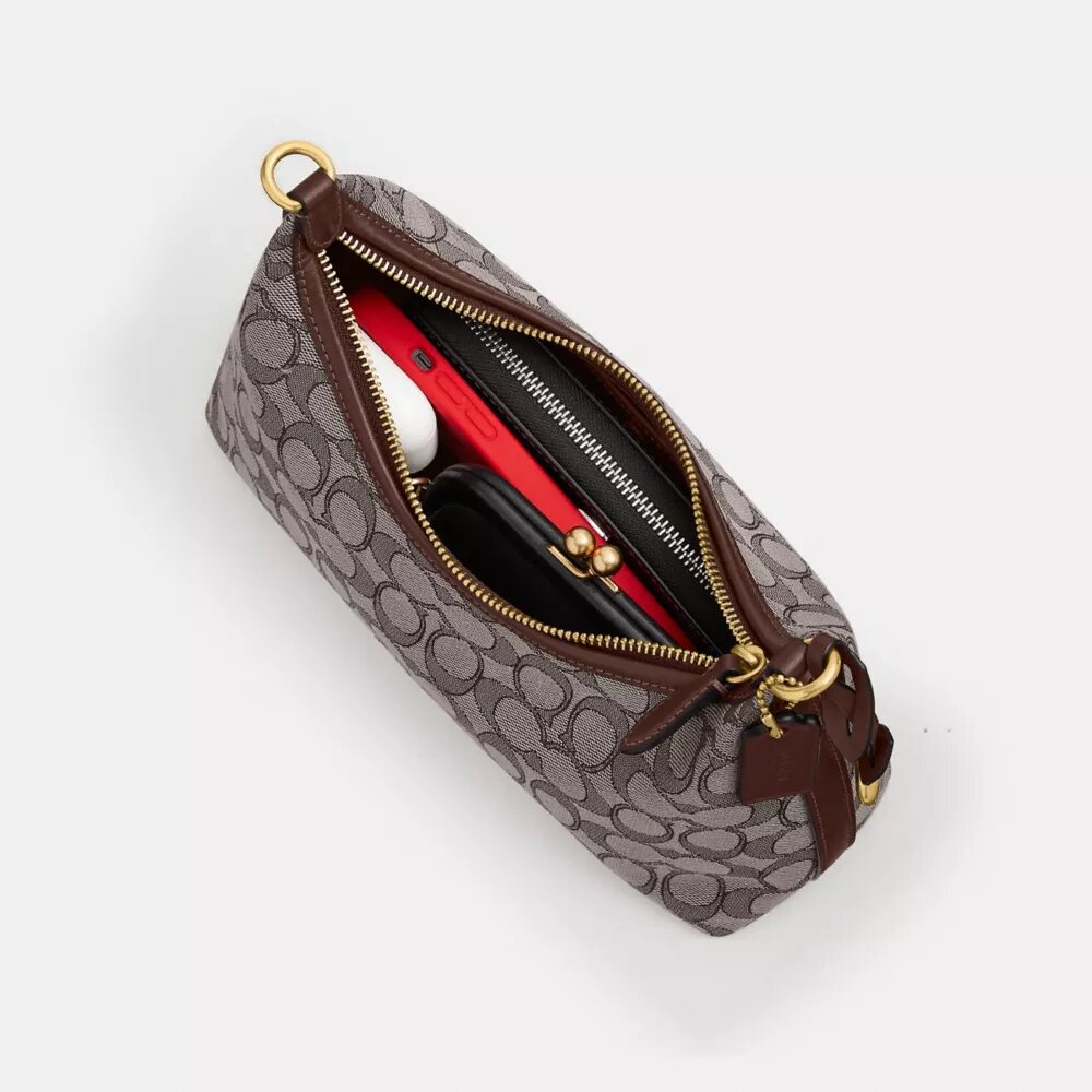 Genți de umăr Juliet 25 în model Jacquard semnătura